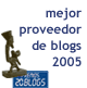 Mejor proveedor de blogs 2005